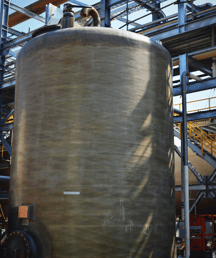 tanque de cloro alcalino