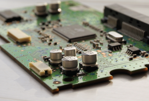 microchip at a semiconductor plant using Corzan CPVC