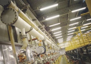 Laminado dual de FRP CPVC en una aplicación de gas de cloro húmedo