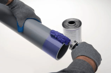 apply primer to pipe for cpvc solvent cement welding