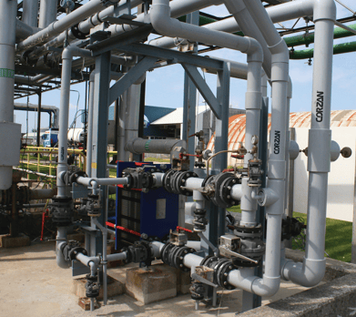 Aplicação do sistema industrial CPVC