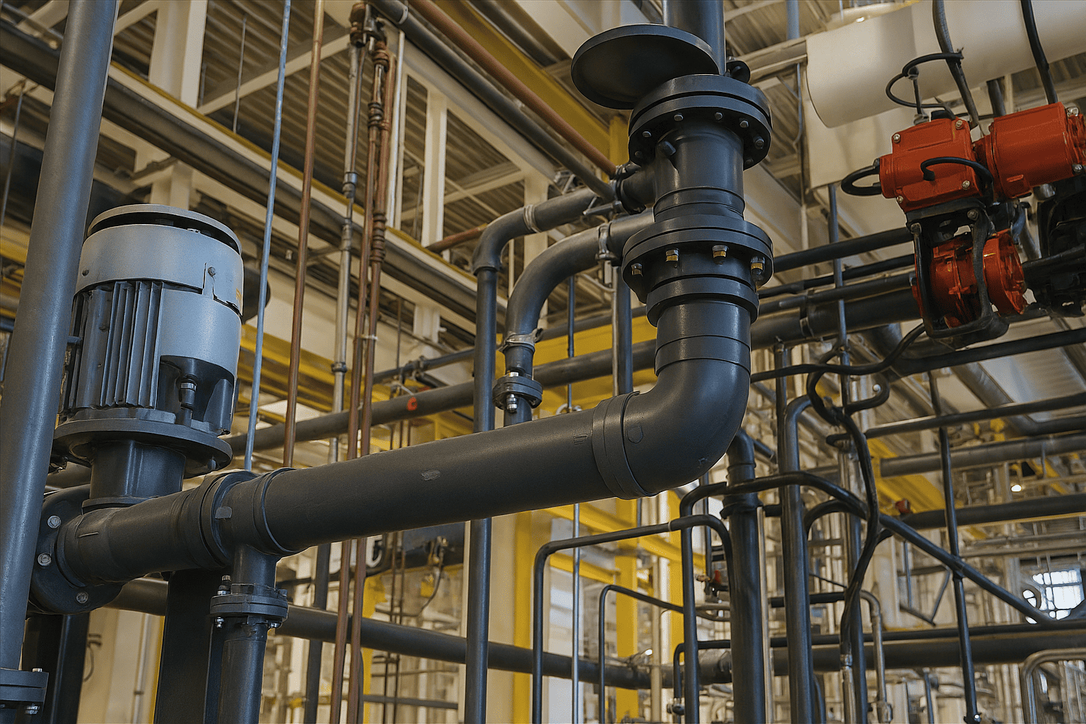 Tubulação industrial