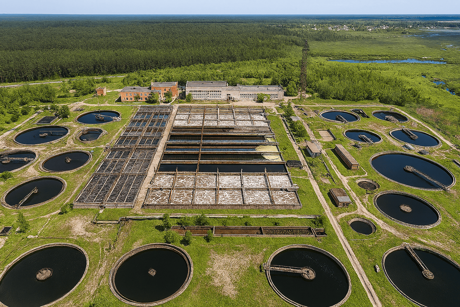 Estação de tratamento de água