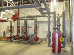 Piping systems for hydronic heating and cooling