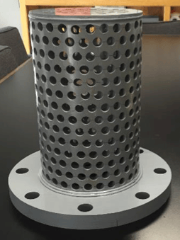 Corzan CPVC Strainer for Acidic Streams