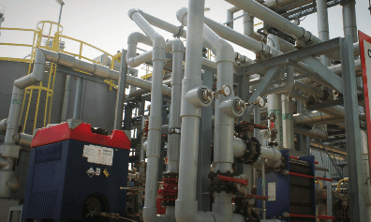 Chlor Alkali plant with CPVC piping 