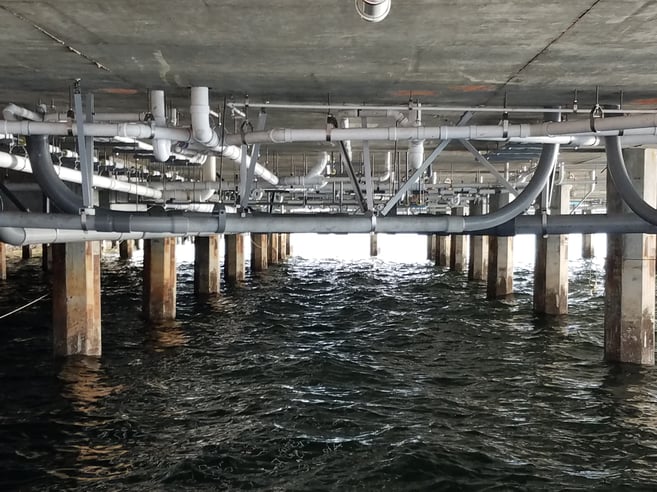 Corzan® CPVC handles exposure to salt water and air without corrosion concerns. 