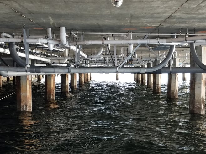 Corzan® CPVC handles exposure to salt water and air without corrosion concerns. 