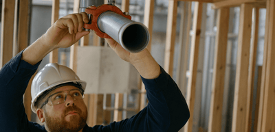 Instalação de tubulação