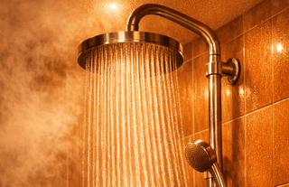 Tubos de água quente