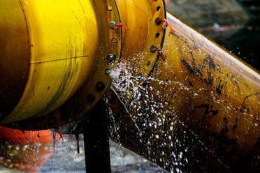 tubulação industrial