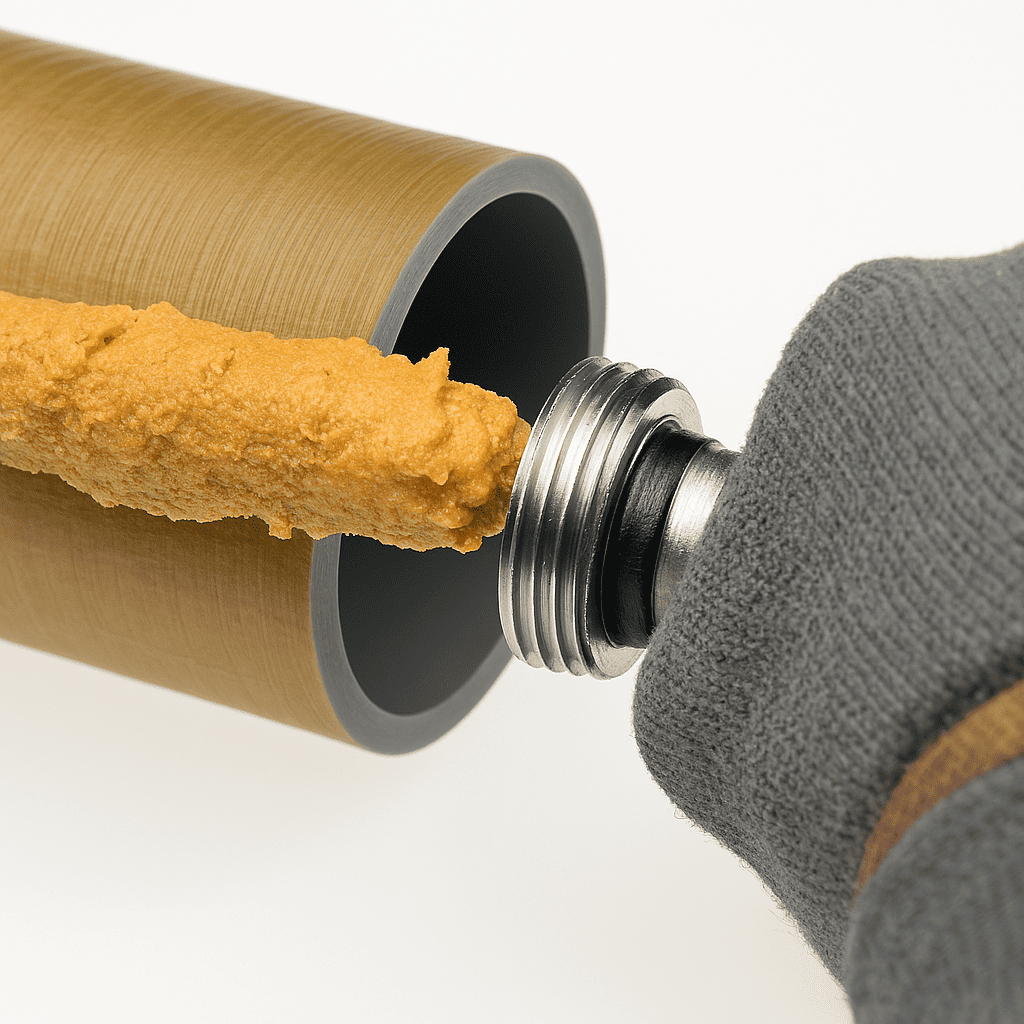 Como colar uma tubulação de CPVC industrial