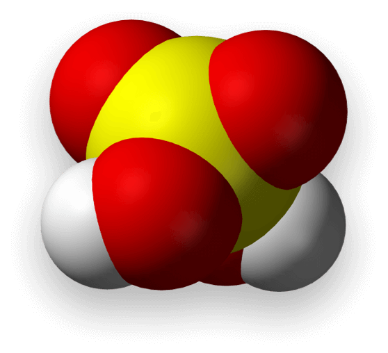 sulfuric acid molecule