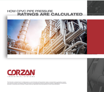 Como as classificações de pressão dos tubos de CPVC são calculadas?