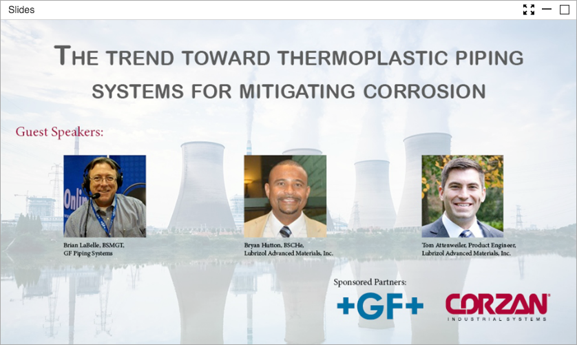 THERMOPLASTIC PIPING SYSTEMS AND MITIGATING CORROSION